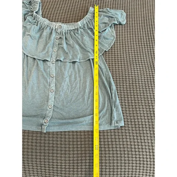 American Eagle Blouse | Womens Off the Shoulder Soft Knit Blouse - Picture 4 of 6